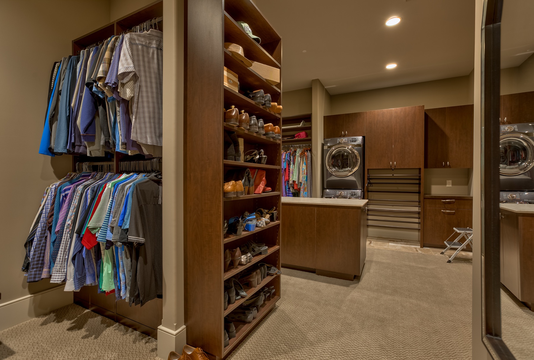 Custom closet cabinetry by Eurowood